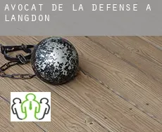 Avocat de la défense à  Langdon