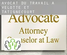 Avocat du travail à  Velotte-et-Tatignécourt