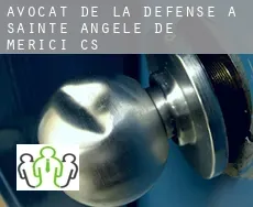 Avocat de la défense à  Sainte-Angèle-de-Mérici (census area)