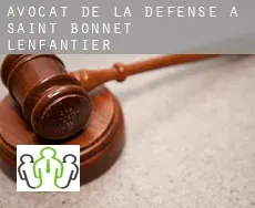 Avocat de la défense à  Saint-Bonnet-l'Enfantier