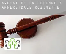 Avocat de la défense à  Amherstdale-Robinette