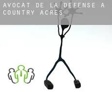Avocat de la défense à  Country Acres