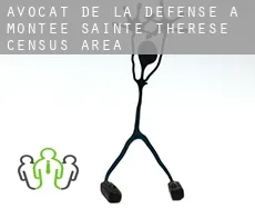Avocat de la défense à  Montée-Sainte-Thérèse (census area)