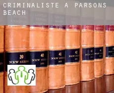 Criminaliste à  Parsons Beach