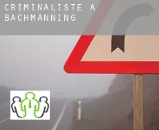 Criminaliste à Bachmanning