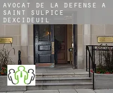 Avocat de la défense à  Saint-Sulpice-d'Excideuil