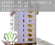 Avocat de la défense à Papalotla de Xicohtencatl