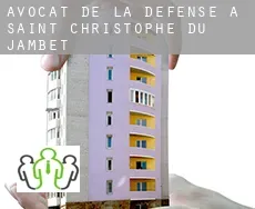 Avocat de la défense à  Saint-Christophe-du-Jambet