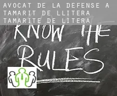 Avocat de la défense à  Tamarit de Llitera