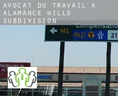 Avocat du travail à  Alamance Hills Subdivision