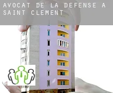 Avocat de la défense à  Saint-Clément