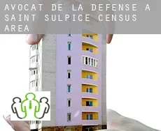 Avocat de la défense à  Saint-Sulpice (census area)