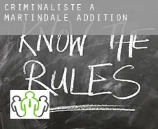 Criminaliste à  Martindale Addition