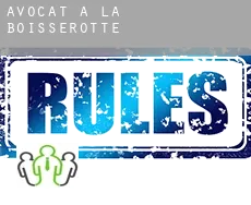 Avocat à  La Boisserotte