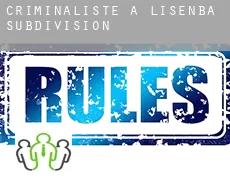 Criminaliste à  Lisenba Subdivision