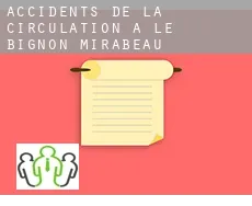 Accidents de la circulation à  Le Bignon-Mirabeau