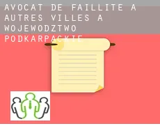 Avocat de faillite à Autres Villes à Wojewodztwo Podkarpackie