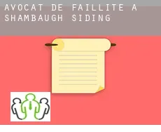 Avocat de faillite à  Shambaugh Siding