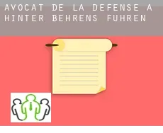 Avocat de la défense à  Hinter Behrens Fuhren