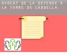 Avocat de la défense à  la Torre de Cabdella