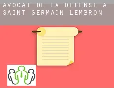 Avocat de la défense à  Saint-Germain-Lembron