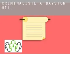 Criminaliste à  Bayston Hill