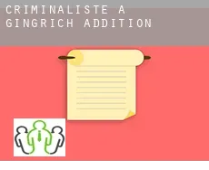 Criminaliste à  Gingrich Addition