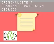 Criminaliste à  Llansantffraid Glyn Ceiriog