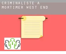 Criminaliste à  Mortimer West End