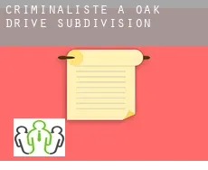 Criminaliste à  Oak Drive Subdivision
