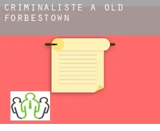 Criminaliste à  Old Forbestown