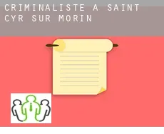 Criminaliste à  Saint-Cyr-sur-Morin