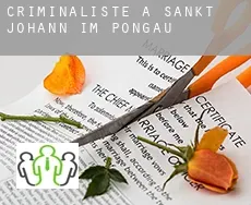 Criminaliste à  Politischer Bezirk Sankt Johann im Pongau