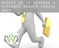 Avocat de la défense à  Alphonse-Génier (census area)