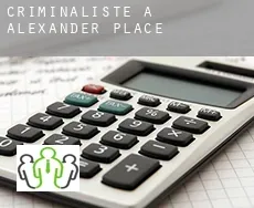Criminaliste à  Alexander Place